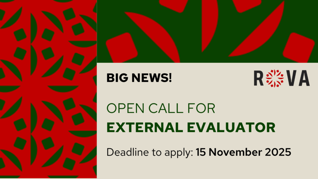 CALL FOR APPLICATIONS:  EXTERNAL EVALUATION OF THE ROVA PROJECT